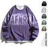 Sudadera Nueva Colección Primavera y Otoño para Hombre, Marca de Moda, Corte Holgado, Versátil, a la Moda, Suéter Pulóver Juvenil de Cuello Redondo, Sudadera Estampada