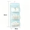 Bolsa de almacenamiento colgante para ropa interior, organizador de armario para colgar en la pared para calcetines y ropa interior, esencial para la mesita de noche del dormitorio