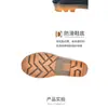 Zapatos de agua para hombre de caña corta para protección laboral, suela gruesa, resistentes al desgaste, botas de lluvia de caña media, impermeables, antideslizantes, zapatos de lluvia para obra, zapatos de agua, botas de agua unisex