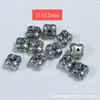 Colgante de Flor de Loto de Plata Sanqi de Plata Vieja de Shanxi Pequeñas Flores Accesorios Componentes para Manualidades y Joyería DIY