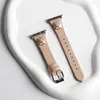 Para Apple watch987 S10 Apple Watch com pulseira de couro fino de camélia de alto nível iwatch