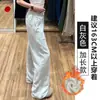 Pantalones deportivos ajustados de color azul marino para mujer, nueva colección otoño 2025, de cintura alta, adelgazantes, forrados de forro polar, pantalones casuales de pierna ancha