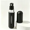 En Stock Botella Rellenable de Perfume de 5 ml con Relleno Inferior, Tipo Mini Auto-Bomba de Aluminio, Botella de Spray Rellenable, Se Puede Imprimir con Logo