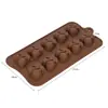 Molde de Silicone para Chocolate Desenho Animado Multiestilo Transfronteiriço Números e Letras Molde de Assar DIY Molde para Fudge Cubo de Gelo
