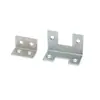 Soporte de Ángulo Galvanizado en Forma de L Soporte de Ángulo Recto de 90 Grados Soporte de Ángulo Multifuncional Conector para Muebles Gabinetes Armarios Soporte de Ángulo Abierto