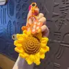 Producto Terminado de Crochet: Llavero Colgante 'Suceden Cosas Buenas', Tejido a Mano para Bolso de Coche, Decoración de Llavero, Regalo