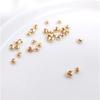 Accesorios de protección color dorado hebilla de medio mes hebilla de luna creciente hebilla C cuentas de posicionamiento para pulsera hebilla de cierre pulsera hecha a mano material DIY