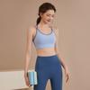 Sujetador Deportivo de Yoga para Mujer 2026 Nuevo Estilo Bloqueo de Color Doble Correa Fina Top de Entrenamiento Chaleco Conjunto de Sujetador