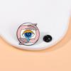 Insignia serie Ojo del Diablo insignia de metal creativa con ojos goteando personalidad creativa hebilla para bolsa accesorios para el pecho