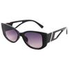 Nuevas gafas de sol Cat Eye personalizadas y modernas para hombres y mujeres, gafas de sol de moda europeas y americanas, gafas de protección solar transfronterizas, venta al por mayor en oferta