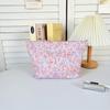 Bolsa Cosmética Floral Em Relevo Retrô Bolsa Portátil para Moedas Bolsa de Armazenamento Bolsa de Mão de Alta Qualidade Bolsa Interna