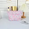 Nova Bolsa de Maquiagem Jacquard Embossado de Alta Qualidade, Grande Capacidade, Sensação de Luxo, Clutch Portátil, Bolsa de Armazenamento em Lona
