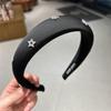 Faixa de cabeça feminina alta craniana faixa de cabeça estrela flash diamante novo estilo cabelo quebrado carimbo feminino fora do caminho todos os jogos pacote de cabelo prensado acessórios para cabeça
