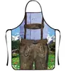 Nuevo Set de Pareja de Amazon Delantales Impermeables para el Oktoberfest Festival Tradicional Bávaro de la Cerveza, Un Set Disponible para Dropshipping