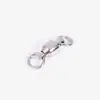 Conector de dos anillos de soldadura con rodamiento giratorio para diversos tipos de aparejos de pesca, pequeños accesorios, fabricantes de aparejos de pesca al por mayor