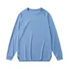 Camiseta masculina de manga comprida para primavera e outono, verão 2026, tendência casual versátil solta estilosa tendência camisa base top
