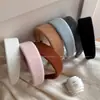 Diadema Acolchada de Ala Ancha para Mujer 2025 Nuevo Estilo Pinza para Lavar el Cabello con Pelo Aplastado Moda de Alta Gama Diadema de Ala Ancha Accesorios para el Cabello