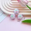 Serie de Frutas Fresas Amor Resina Accesorios DIY Funda para Teléfono Celular Parche para Refrigerador Pasador Material para Accesorios del Cabello