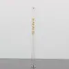 Gotero de Vidrio Transfronterizo, Botella Transparente para Aceite Esencial con Gotero de Pipeta, Gotero Graduado de Cabeza Redonda de Laboratorio Espesado