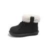 Botas de Nieve de Moda con Lazo para Niñas 2026 Invierno Nuevas Botas de Algodón Cálido con Felpa para Niños Botas de Princesa para Niños Pequeños