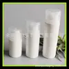 Botella de vacío de PP blanco 50ml botella de crema botella de loción botella de leche de esencia 50ml botella de crema para ojos botella de vacío de bayoneta
