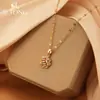Joyería Ai Tong: Collares Delicados, Exquisitos, Únicos, Versátiles; Collares Pequeños de Lujo y Elegancia; Collares Circulares Personalizados de Nicho