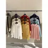 Camisa de Manga Larga Casual Básica Versátil KITTIN Cepillada para Mujer, Primavera y Otoño, Holgada, Color Sólido, con Bolsillo
