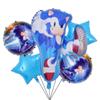 Amazon nuevo estilo Sonic Hedgehog Sonic niño traje de fiesta de cumpleaños Sonic globo de aluminio