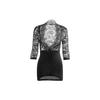 Vestido Negro para Chicas Calientes, Falda que se Ajusta a las Caderas, Ajustado Sexy Pura Pasión Pijama Nuevo, Traje Negro de Seda Ajustado Estilo Hermana Mayor