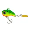 Cebo Artificial Little Cyclone Vib Señuelo Duro Spinnerbait para Pesca en Agua Dulce y Marina, Lanzamiento a Larga Distancia para Lubina y Trucha Marina
