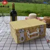 Caja tejida a mano de bambú tejido imitación ratán tejida a mano tejida a mano tejida a mano tejida a mano tejida a mano tejida a mano tejida a mano tejida a mano Caja
