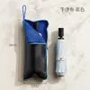 Bolsa de armazenamento para guarda-chuva, à prova d'água, portátil, absorvente de água, tecido Oxford, pano de limpeza multifuncional, montável no carro, bolsa de armazenamento de capa para guarda-chuva dobrável para o dia a dia