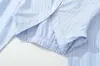 Camisa de rayas de manga larga de verano para mujer estilo europeo y americano 2026 26043