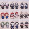 Aretes de madera de Halloween transfronterizos Personajes de películas de terror europeas y americanas Aretes exagerados para las fiestas Joyería de Amazon