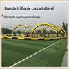 Pista de corrida inflável espessa de fábrica, pista inflável, cerca para carrinhos bate-bate, carro de controle remoto, cerca inflável