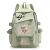 Mochila Anime Desenho Animado Bocchi the Rock, Pedra Solitária, para Meninas, Alunos do Ensino Fundamental e Médio, Bolsa de Ombro Duplo de Grande Capacidade