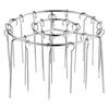 Parrilla de acero inoxidable para brochetas, freidora de aire, horno, nueva parrilla de barbacoa redonda vertical de 24 cuerdas, horno colgante