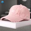 Marca de moda rasgada lavada letra gorra con visera Primavera y Otoño casual combinable calle Gorra de béisbol para hombre sombrero para el sol verano