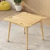 Mesa y Sillas de Comedor Amigables para Personas Mayores, Madera Maciza, Combinación Sencilla para Hogares de Personas Mayores, Muebles para Residencias de Ancianos, Mesas para Residencias de Ancianos e Instituciones de Atención Médica