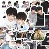 226 Adesivos de Mu 99, Tf Family Wang Lu Jie e Mu Zhi Cheng, Adesivos Divertidos e Esteticamente Agradáveis de Casal para Fãs
