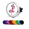 Clip de aromaterapia para coche de acero inoxidable 316L, clip para la boca de aire del coche, clip para perfume de coche, imán para perfume.