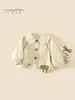 Abrigo de Algodón para Niña de Otoño, Top de Moda Estilo Coreano con Cuello de Muñeca, Chaqueta Nueva para Bebé y Niño Pequeño de Primavera y Otoño 2026, Ropa Infantil