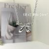 Pulsera de Lazo Coreano de Plata de Ley S925 Ouni para Mujer, Lujo Accesible, Joyería de Moda Versátil, Regalo para Pareja Mejor Amigo
