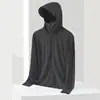 Ropa de protección solar de seda helada para exteriores 2024, para hombre y mujer, de verano, protección UV, ligera, transpirable, ropa de protección solar, transfronteriza