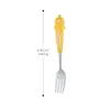 Colher de Aço Inoxidável 304, Talheres Infantis com Aparência de Desenho Animado, Colher para Comida de Bebê, Colher de Lingote, Colher para Comer, Colher de Sopa