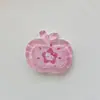 Nuevos accesorios de marco de color transparente KT manzana para primavera y verano clip para el pelo DIY material hecho a mano funda para teléfono móvil agujero en zapatos con lote