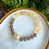 Pulsera de Cristal Amarillo Natural Torre Fresca y Dulce Pulsera de Diseño de Cristal Blanco Ojo de Tigre para Mujeres Versátil Venta al por Mayor