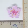 Pétalo de flor de durazno resina accesorios diy pegamento de crema funda de teléfono móvil batería coche parche para vaso de agua pasador de pelo accesorios para el cabello material