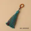 Anillo de Correr Mini Versátil con Borla Estilo Tíbet Cuerda con Colgante de Borla para Pulseras Borlas de Hilo de Algodón Tejidas a Mano