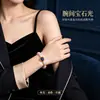 Pulsera de perla blanca natural y lapislázuli para mujer, lujo ligero, moderna, pulsera de perlas de alta gama, regalo para novia o mejor amiga